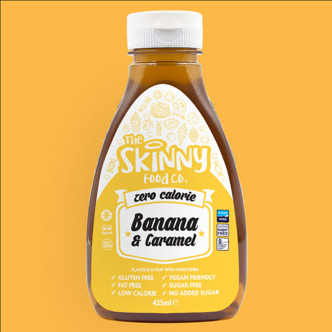 Skinny Food Co. Zero Calorie Sugar Free  Syrup - Banana & Caramel