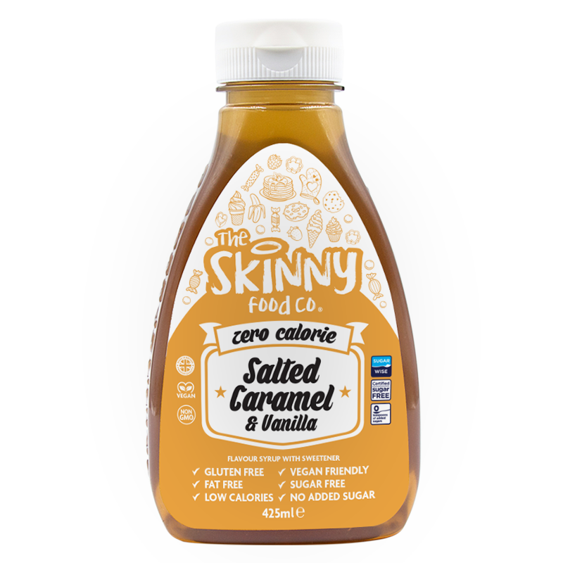 Skinny Food Co. Zero Calorie Sugar Free  Syrup - Salted Caramel Vanilla 425ml