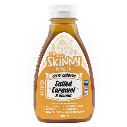 Skinny Food Co. Zero Calorie Sugar Free  Syrup - Salted Caramel Vanilla 425ml