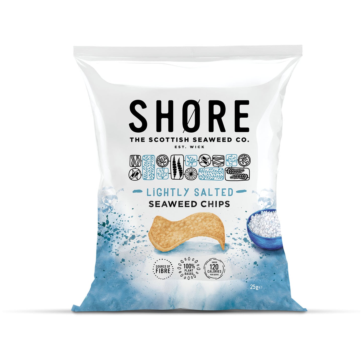 Shore Seaweed Chips - Lightly Salted 25g