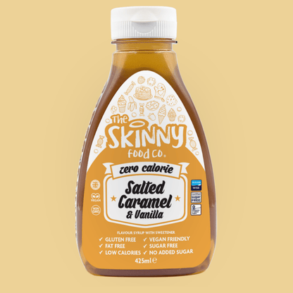 Skinny Food Co. Zero Calorie Sugar Free  Syrup - Salted Caramel Vanilla 425ml