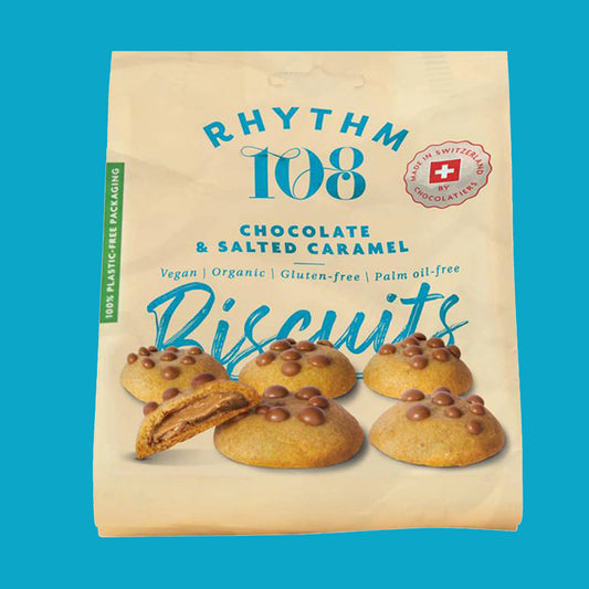 Rhythm 108 Golden Salted Caramel Filled Biscuits