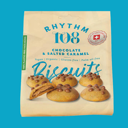 Rhythm 108 Chocolate and Salted Caramel Biscuits