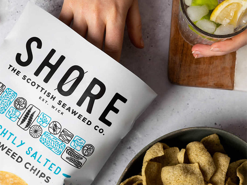 Shore Seaweed Chips - Lightly Salted 80g