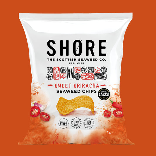 Shore Seaweed Chips - Sweet Siracha Chilli 25g