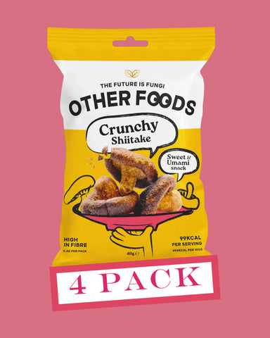 Other Foods - Crunchy Shiitake Mushroom - Himalayan salt Pack of 4