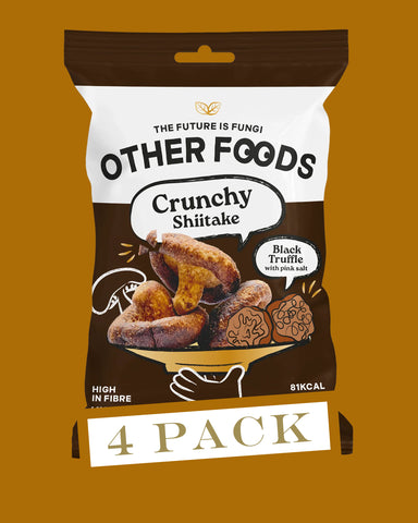 Other Foods - Crunchy Shiitake Mushroom - Black Truffle & Pink salt Pack of 4