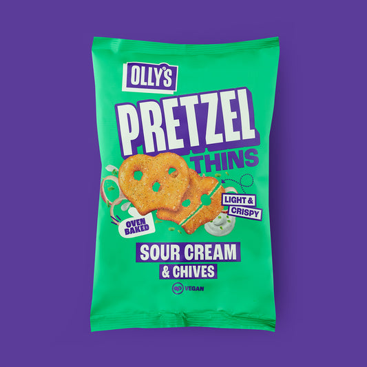Olly's - Sour Cream & Onion Pretzel 140g