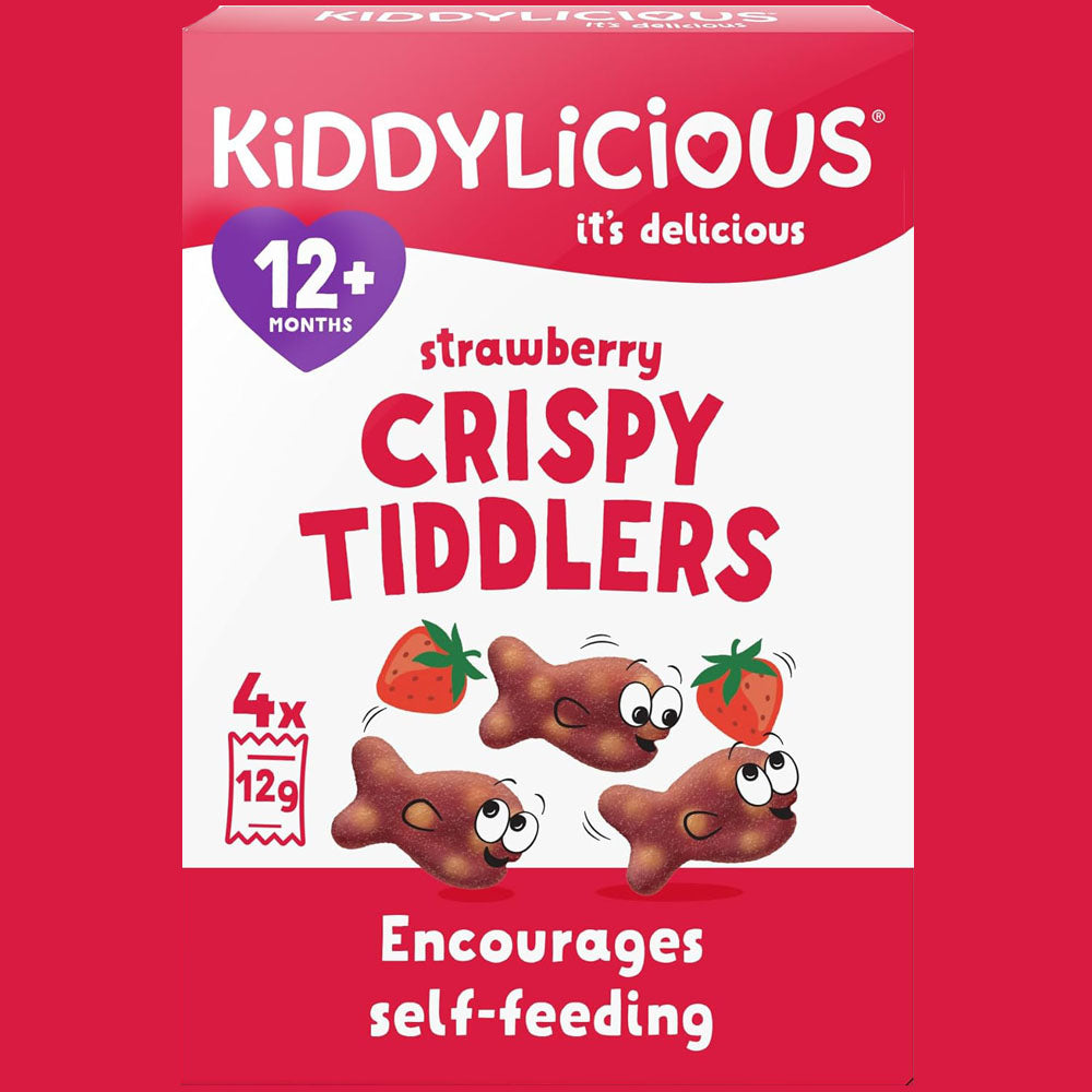 Kiddylicious - Strawberry Crispy Tiddlers