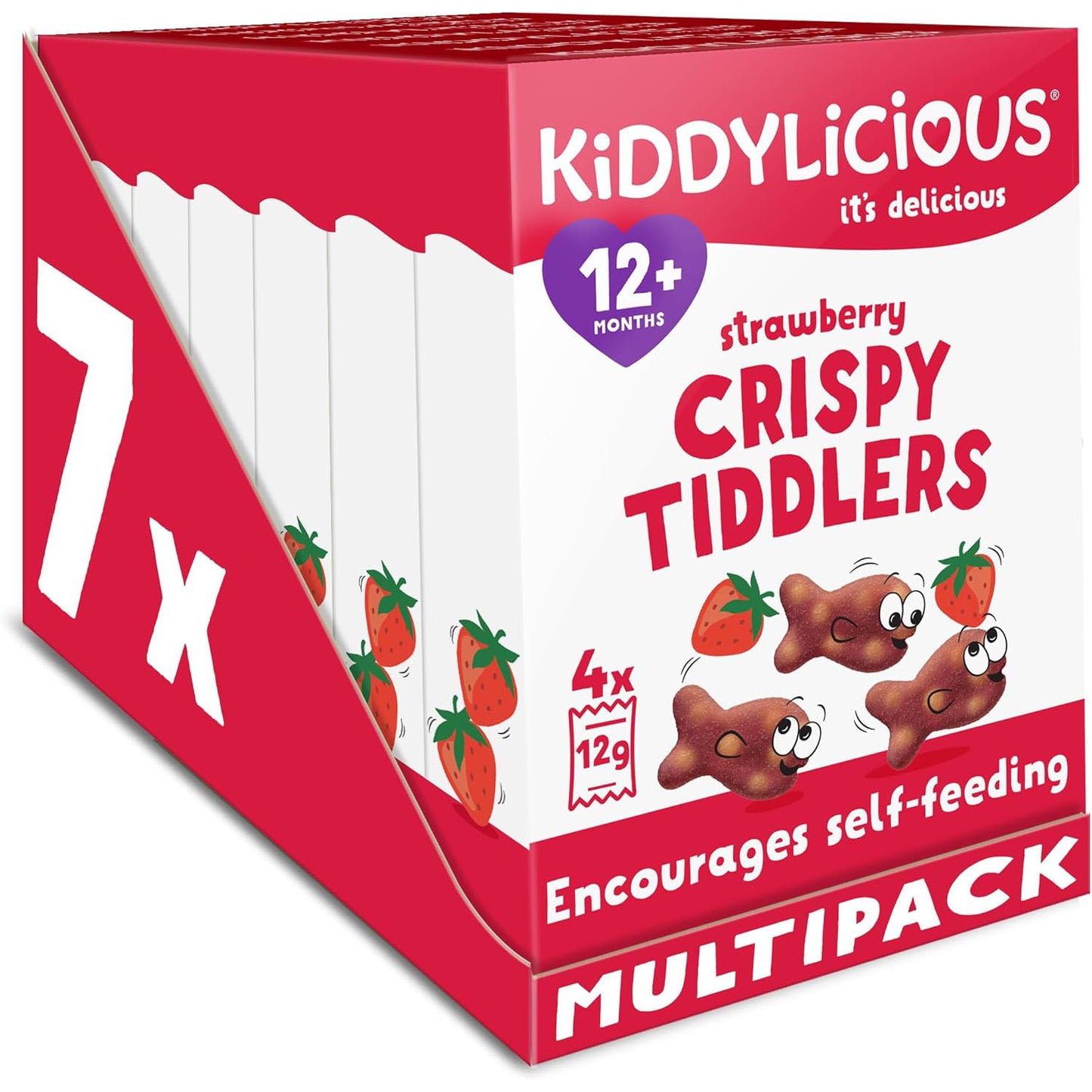 Kiddylicious - Strawberry Crispy Tiddlers