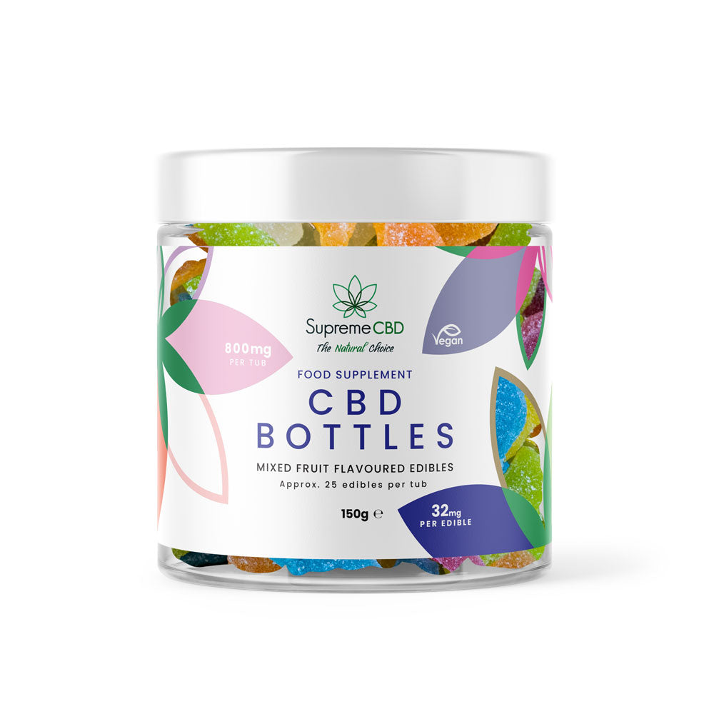 Supreme CBD CBD Gummy Tub (800mg) 150g Bottles/Multi Fruit