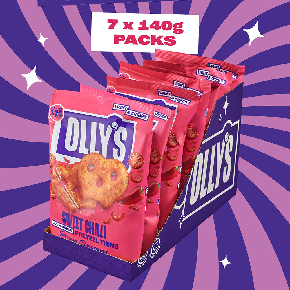 Olly's - Sweet Chilli Pretzel 7x140g