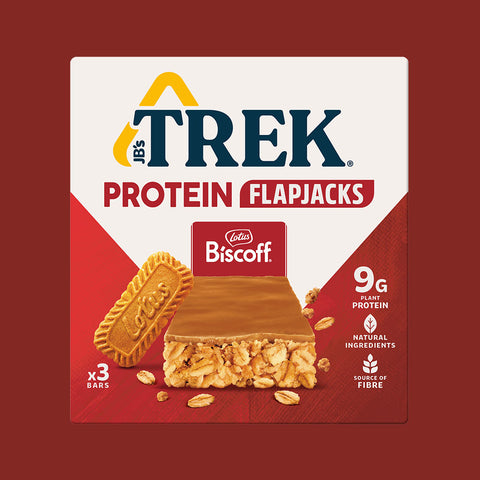 Trek Biscoff® Protein Flapjack 3 x 50g