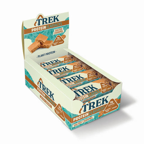 Trek Salted Caramel Flavour Topped Protein Flapjack*
