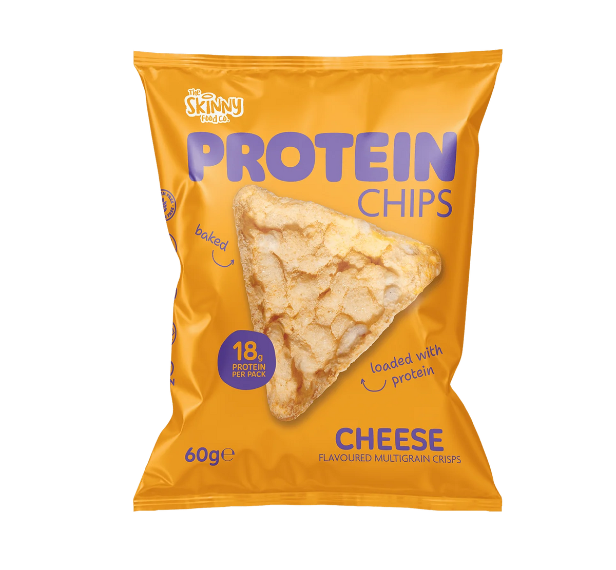 The Skinny Food High Protein Cheese Chips 12x60g