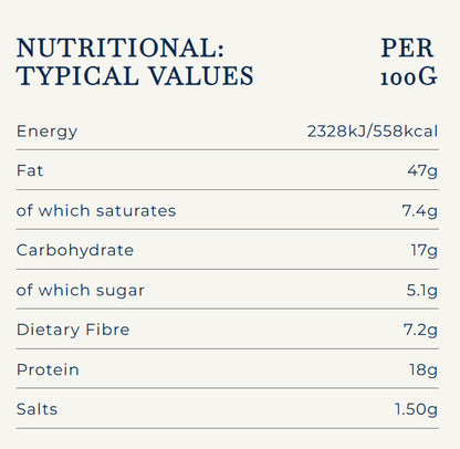 Forest Feast Truffle & Pecorino Roasted Nut Mix Gourmet Snack nutritional information