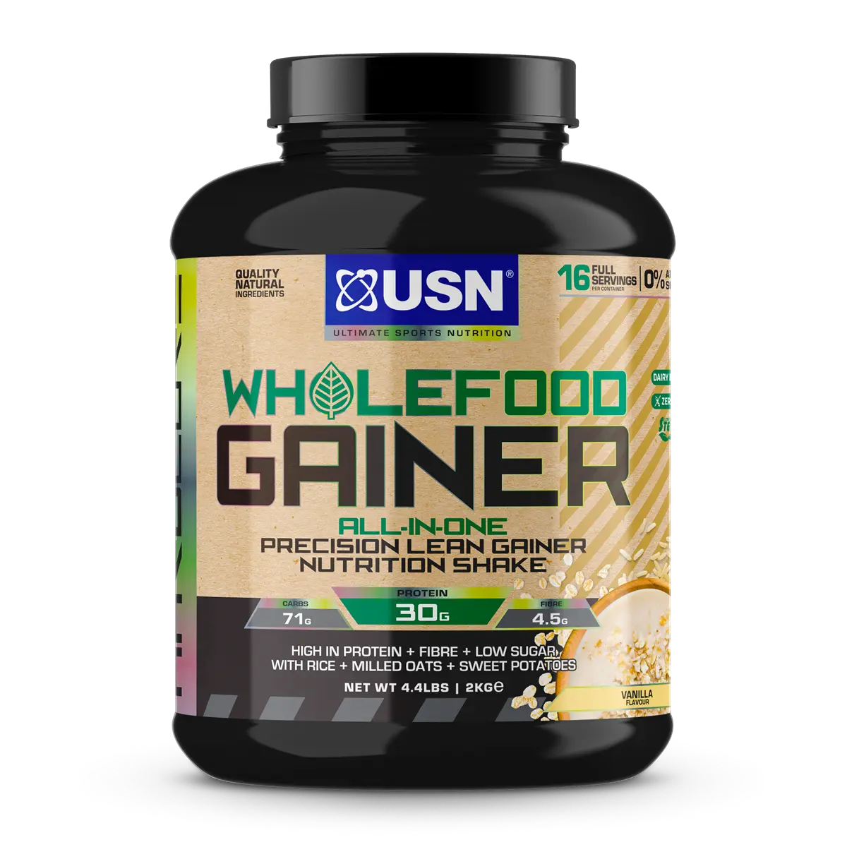 USN Wholefood Gainer 2kg Vanilla