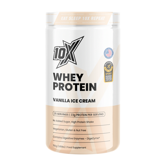 10X Athletic 10X Whey Protein 750g Vanilla Ice Cream