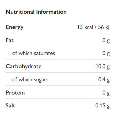 Nutritional information