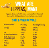 Hippeas puffs - Salt & vinegar vibes 22g