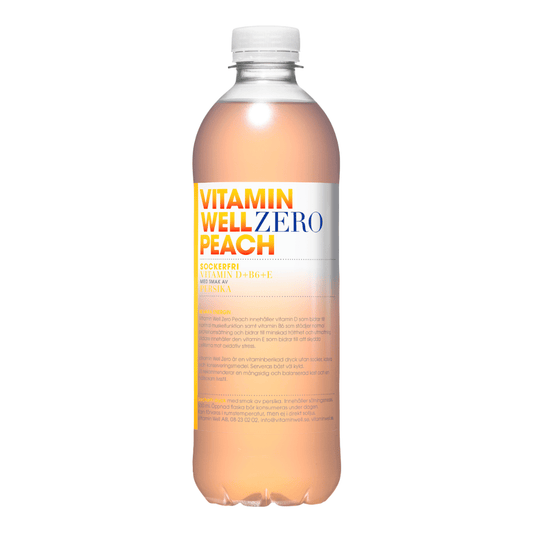 Vitamin Well ZERO 12x500ml Peach