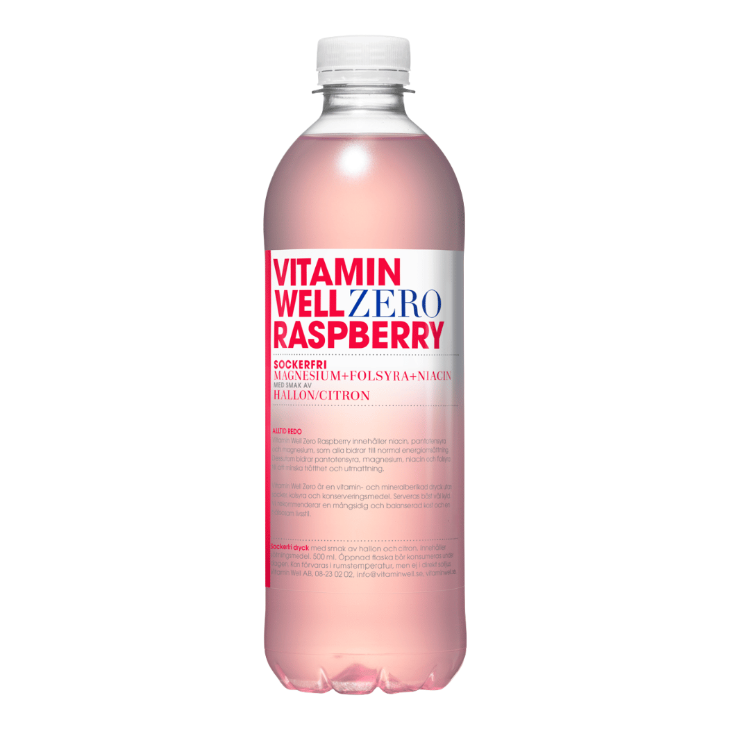 Vitamin Well ZERO 12x500ml Raspberry / Lemon