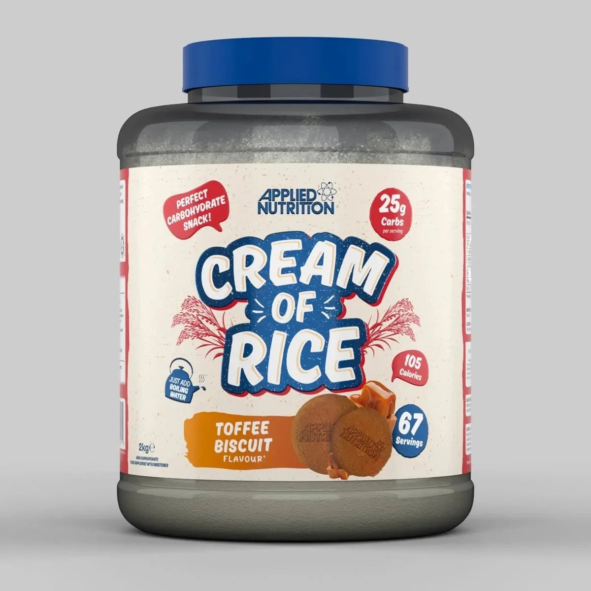 Applied Nutrition Cream Of Rice 2kg Toffee Biscuit
