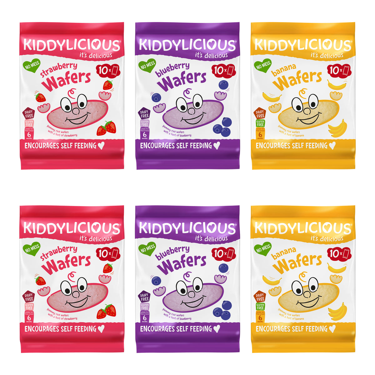 Kiddylicious - Wafers Selection – Free From Direct
