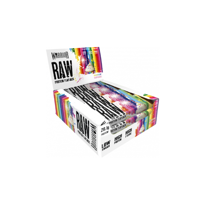 Warrior Raw Protein Flapjack 12x75g Red Velvet Brownie