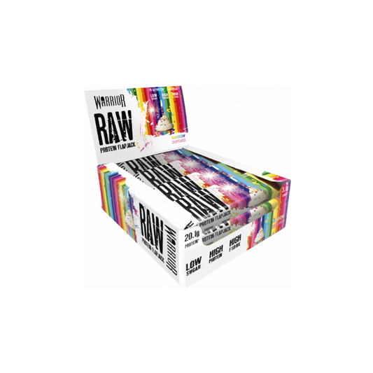 Warrior Raw Protein Flapjack 12x75g Red Velvet Brownie