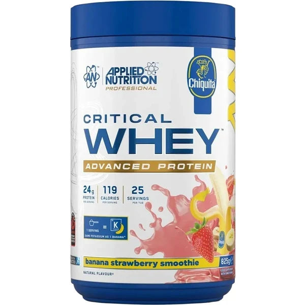 Applied Nutrition Critical Whey 825g Chiquita Banana Strawberry