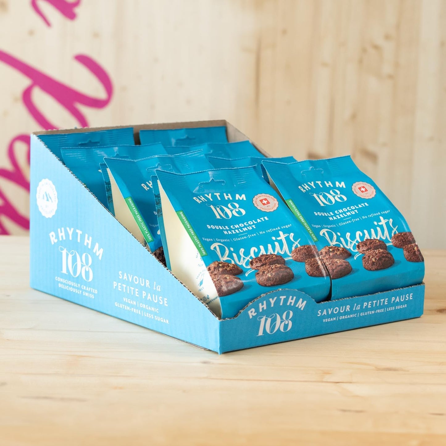 Rhythm 108 Double Chocolate Hazelnut Biscuits