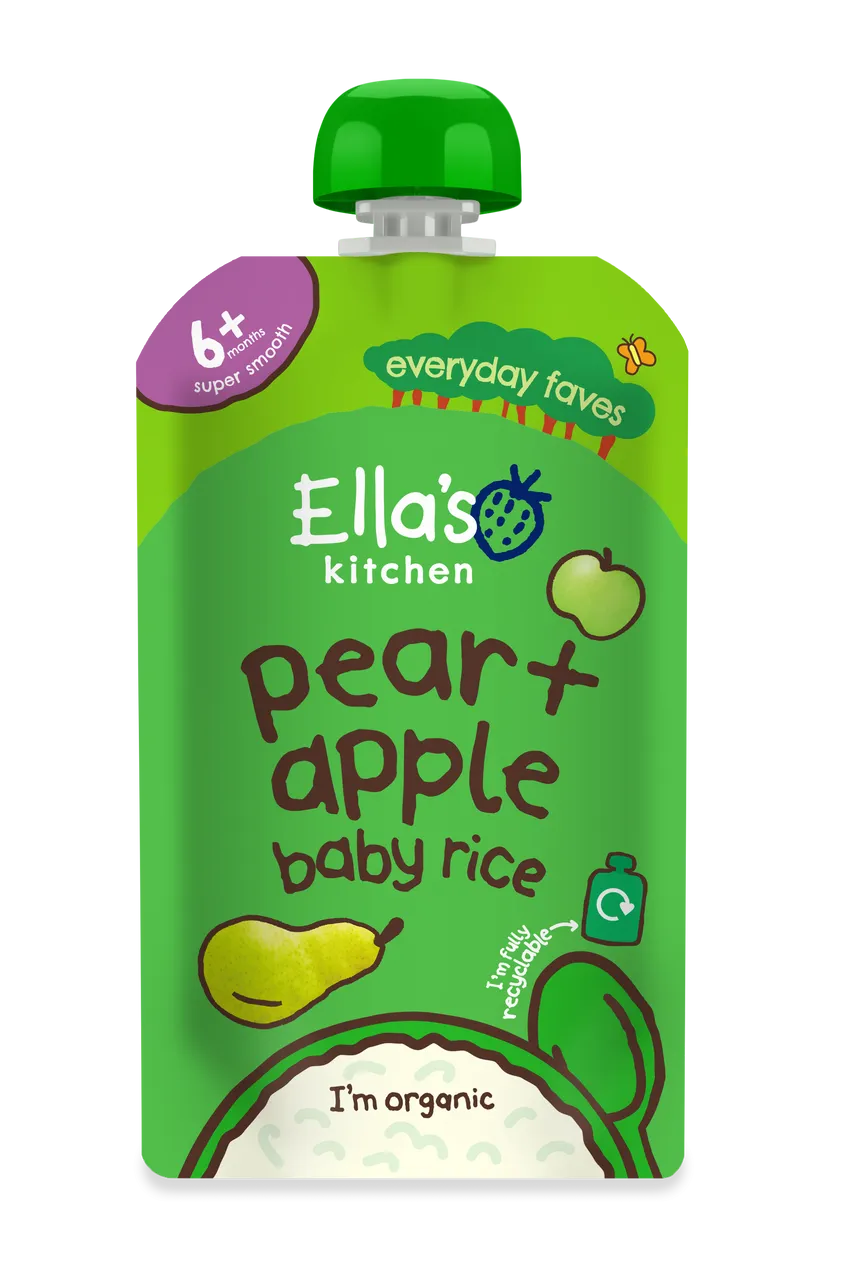 Ella's Kitchen - Baby Rice - Pears + Apples