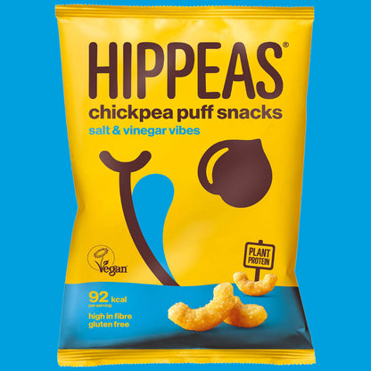 Hippeas puffs - Salt & vinegar vibes 22g Short dated