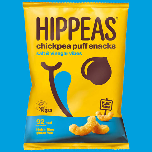Hippeas puffs - Salt & vinegar vibes 22g Short dated