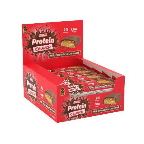 Applied Nutrition Protein Crunch Bar 12x62g Milk Chocolate Caramel