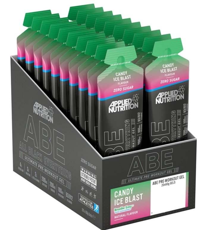 Applied Nutrition ABE (All Black Everything) Pre Workout Gel 20x60g Candy Ice Blast