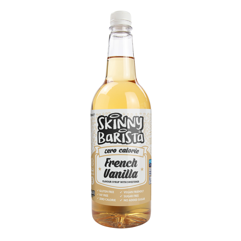 Skinny Food Co. Zero Calorie Sugar Free Coffee Syrup - French Vanilla