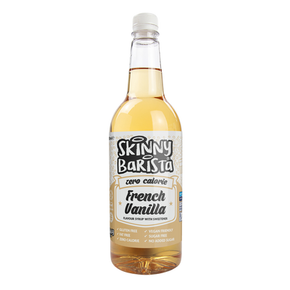 Skinny Food Co. Zero Calorie Sugar Free Coffee Syrup - French Vanilla