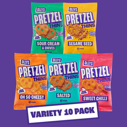 Olly's Snacks- Pretzel Selection 10x35g