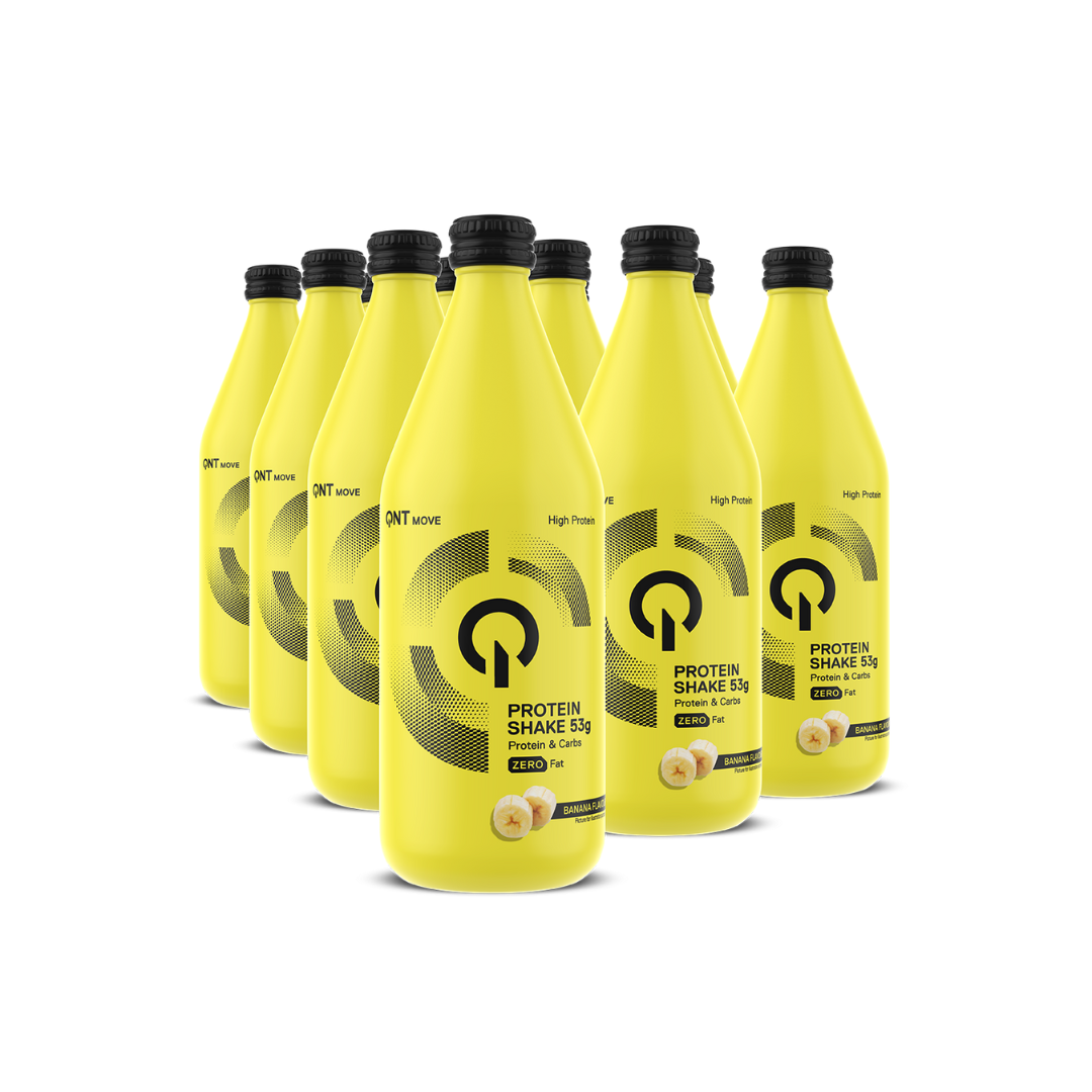 QNT 53g Protein Shake 12x500ml Banana