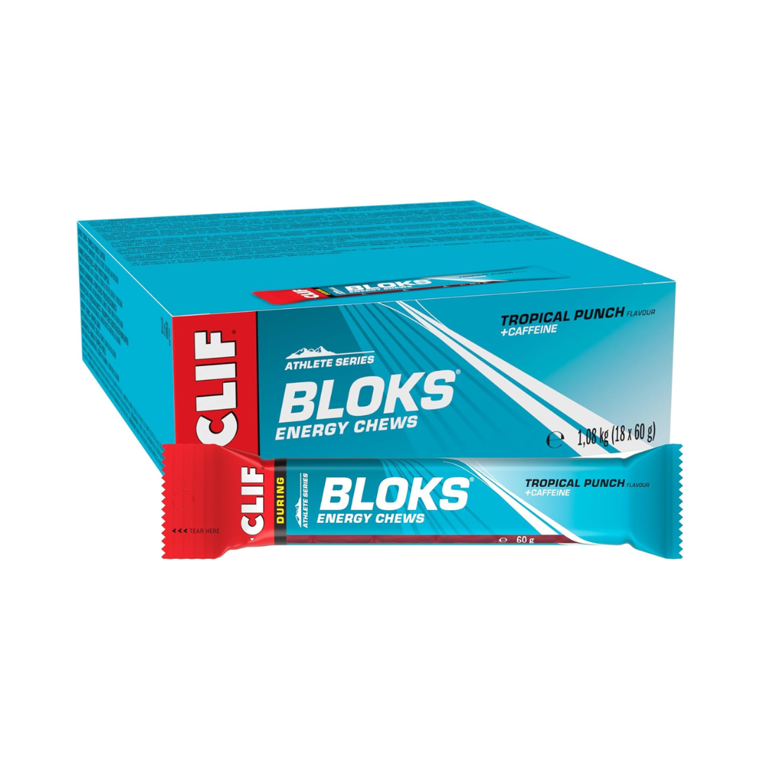 CLIF Bloks Energy Chews 18x60g Tropical Punch