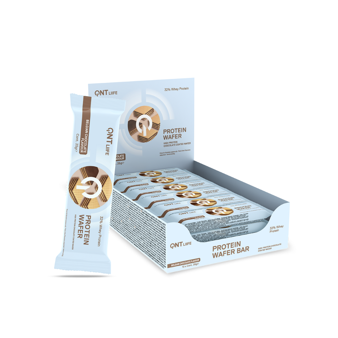 QNT Protein Wafer Bar 32% 12x35g Chocolate