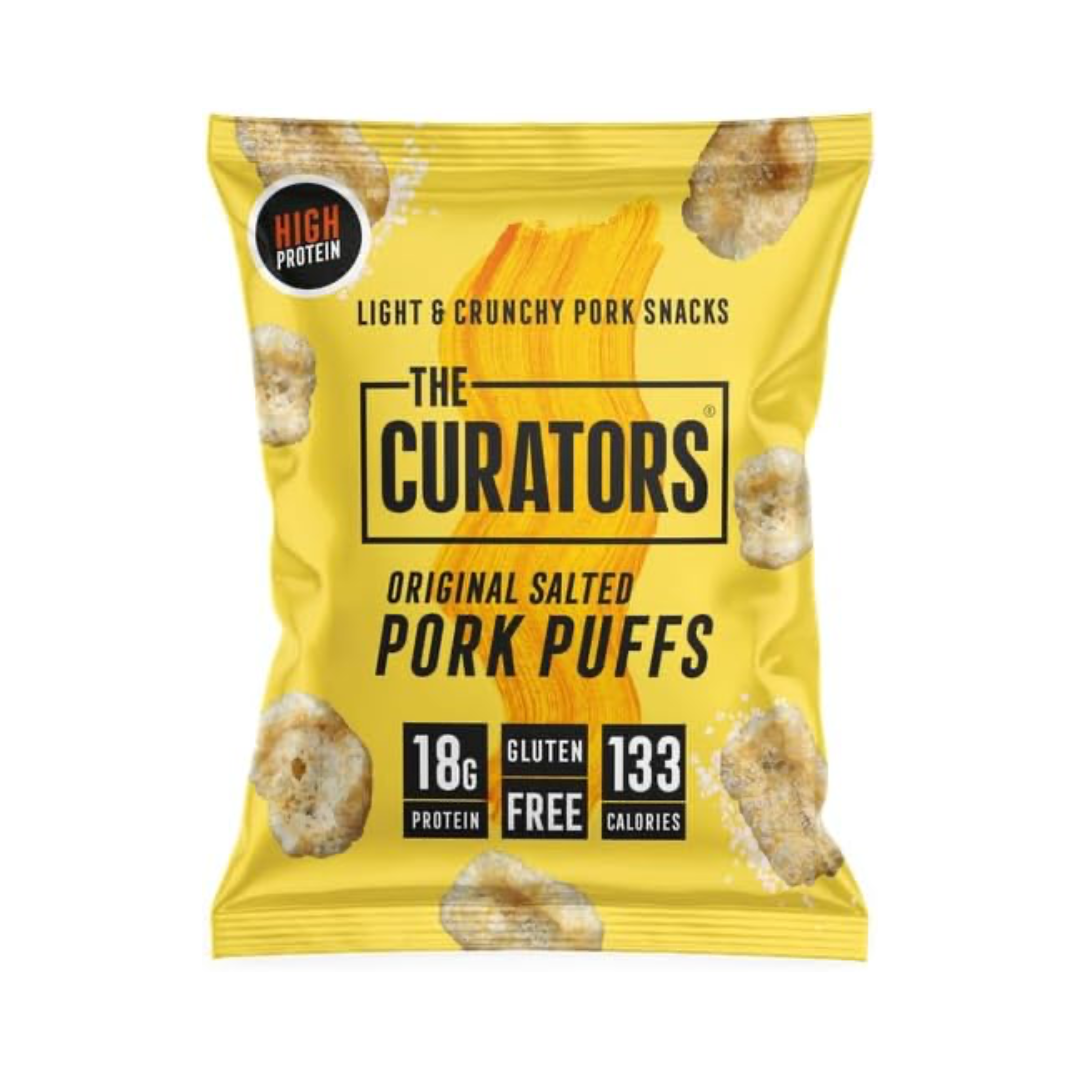 The Curators Pork Puffs 20x25g Original Salted