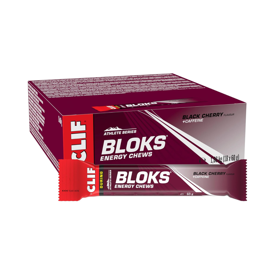 CLIF Bloks Energy Chews 18x60g Black Cherry