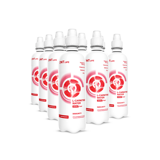 QNT Immunity Water H20 12x500ml Raspberry