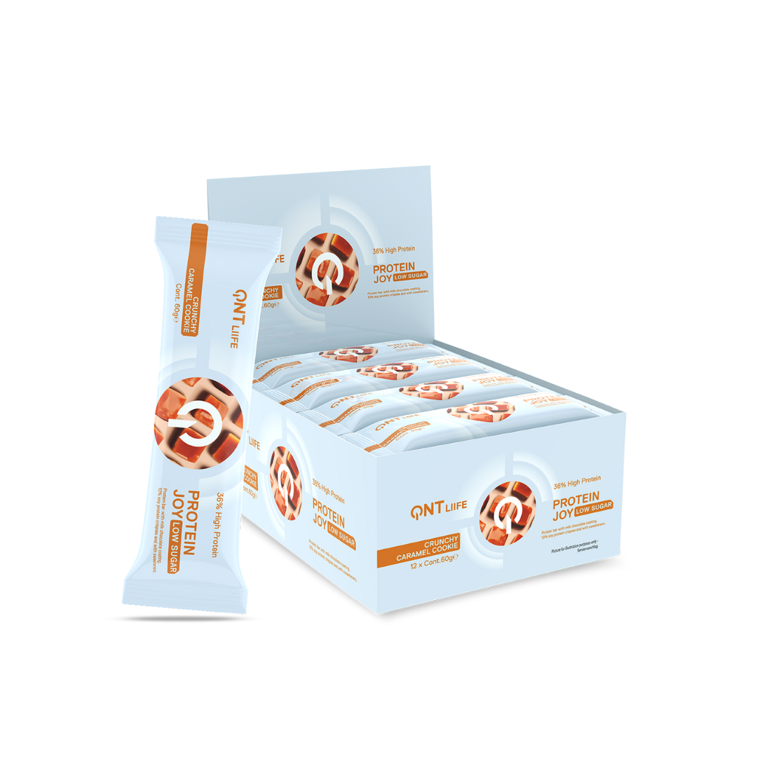 QNT Protein Joy Bar 36% 12x60g Caramel Cookie Dough