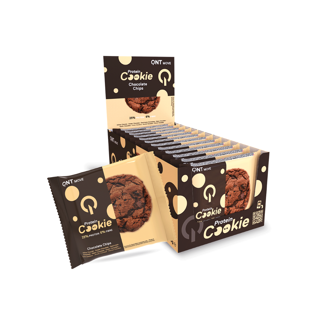 QNT Protein Cookie 12x60g Chocolate Chip