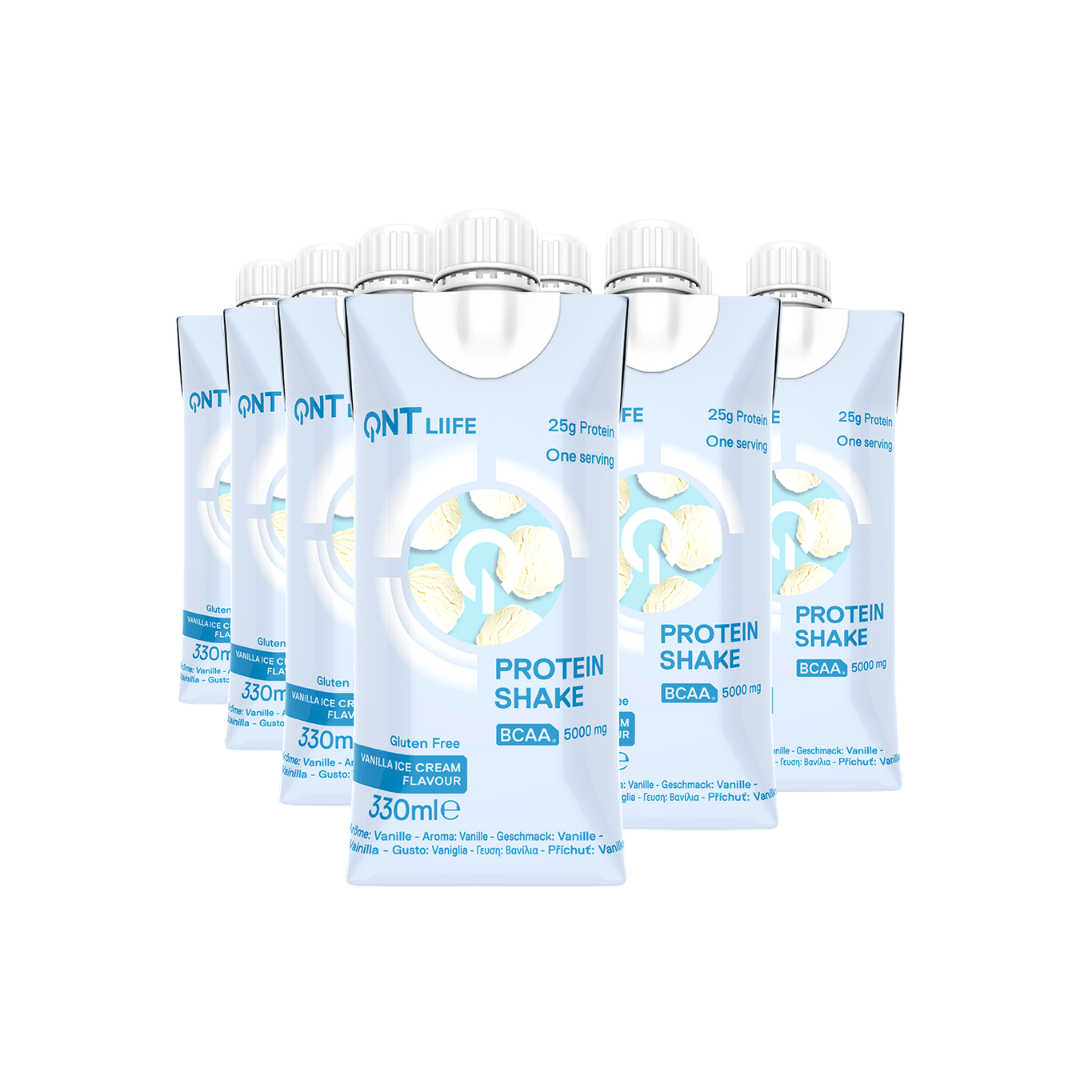 QNT Delicious Whey Shake Tetra 12x330ml Vanilla