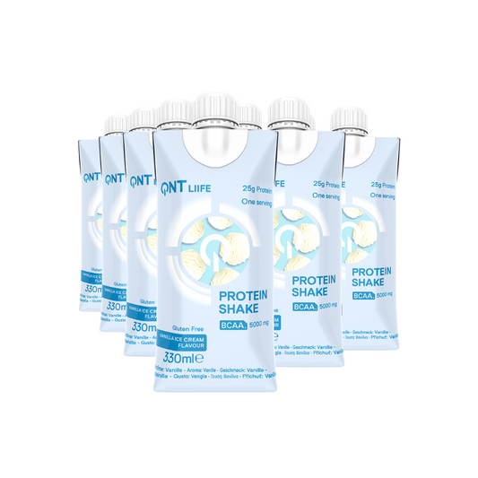 QNT Delicious Whey Shake Tetra 12x330ml Vanilla